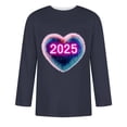 thumbnail image 5 of Nmnitkp Mens Shirts New Design Valentine's Day Love Print Men's Loose Fit Athletic 3/4 Sleeve T-Shirts Lightweight Quick Dry Short Tshirts Crew Neck Outdoor Workout Tops(Plus Size & Regular), 5 of 5