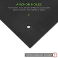 thumbnail image 6 of Best Choice Products 38.5lb Steel Umbrella Base, Square Patio Stand w/ Tightening Knob and Anchor Holes - Black, 6 of 7