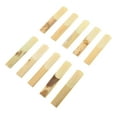 thumbnail image 1 of Clarinet Reeds, 10Pcs Bb Clarinet Traditional Reeds Produce Clear Sound Smoothing Light Portable Traditional Reeds for Clarinet Replacement, 1 of 7