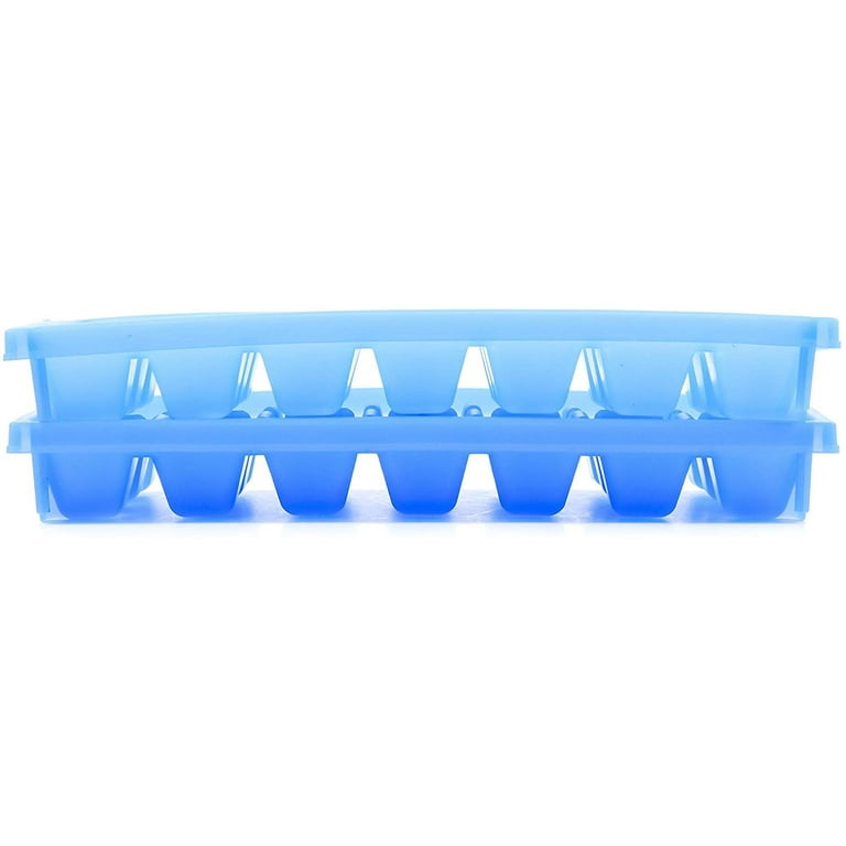 Camco 44100 Ice Cube Tray, Blue, 9 Inch Lenth By 4 Inch Width By 2