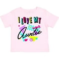 thumbnail image 3 of Inktastic I Love my Auntie- 80s retro style Boys or Girls Toddler T-Shirt, 3 of 5