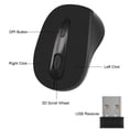 thumbnail image 2 of ZLight 2.4GHz Wireless Mouse 1600DPI Optical Mice With USB Receiver For PC Laptop New Matte black 1Set, 2 of 6