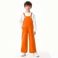 thumbnail image 4 of COM1950s Children's Solid Color Jumpsuit, Pockets, Mid Size, Casual Comfortable Adult Overalls, 4 of 8