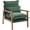 Dark Green, variant on IVV Modern Mid Century Upholstered Armchair, Dark Green Chenille Sofa Chair with Solid Wood Frame and Waist Pillow, 25.2"W x 31.5"D x 31.9"H