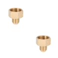 thumbnail image 4 of Riwesomey Conector de rosca fácil de operar para adaptador de tubería de agua adaptador de tubería de agua accesorios de máquina de limpieza Como se muestra Todo cobre 2Conjunto, 4 of 6