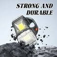 thumbnail image 4 of HIBIBUD 2026 New Flashlights High Lumens,Seven Light Sources Rechargeable Flashlights,Front and Rear Dual Lights Led Flashlight,Silver1, 4 of 7