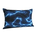 thumbnail image 2 of Disketp Pillow Covers Blue Lightning Pattern Throw Pillow Case Cushion Covers,Cushion For Bedroom,Couch,Home-14"X20", 2 of 9