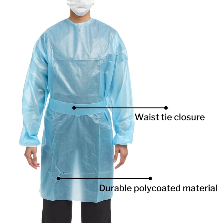 McKesson Chemotherapy Procedure Gown, Disposable - Full-Back