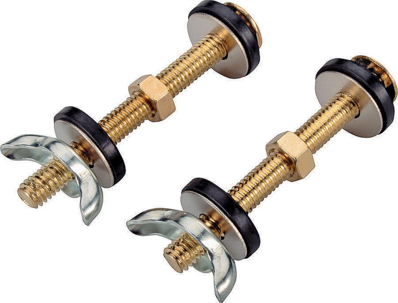 Worldwide Sourcing PMB4833L 0.31 x 3 in. Steel Toilet Tank Bolts