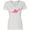 AA-White, variant on Inktastic Pink Dinosaur Women's V-Neck T-Shirt