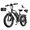 Black, variant on VARUN Electric Bike, 20" Fat Tire EBike for Adults with Peak 750W 48V 624Wh Removable Battery, Electric Mountain Bike for Men & Women with Top 20MPH 60Miles,7 Speed, Rear Rack, UL2849