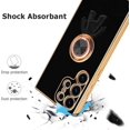 thumbnail image 4 of for Samsung Galaxy S23 Ultra Case with Ring Holder Kickstand [with Magnetic] Soft TPU Shockproof Electroplated Protective Slim Phone Case for Galaxy S23 Ultra Black Astronaut, 4 of 12
