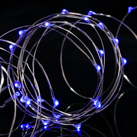 Kohree Fairy String Lights Battery Operated Waterproof 50 LED Blue String Lights 16.4FT with Remove Control 2 Set Kohree Fairy String Lights Battery Operated Waterproof 50 LED Blue String Lights 16.4FT with Remove Control 2 Set