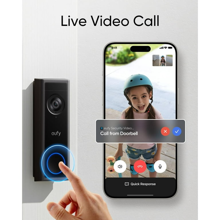 eufy Security Video Doorbell Camera C31, 2K photo 3