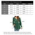 thumbnail image 2 of Cogild Womens V Neck Long Sleeve Shirts Casual A Line Pleated Puff Sleeves Tunic Tops Blouse, 2 of 6