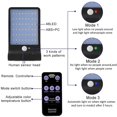 thumbnail image 2 of 48 Led Solar Lamp Outside, Waterproof Outside Wall Lights, Motion Detector Solar Light With Remote Control (Black), 2 of 7