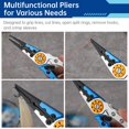 thumbnail image 4 of Pinces de Pêche Multifonctionnelles, Pinces Polyvalentes pour la Pêche en Plein Air, Pinces à Anneau Fendu, Coupe-Fil avec Hameçon, Pinces de Pêche Autobloquantes avec Ressort Anti-Perte, Multitool de Pêche, 4 of 7
