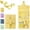 yellow, variant on 16PCS Folding Leather Manicure Kit - Stainless Steel Nail Clipper Set with Cuticle Trimmer, Compact Portable Grooming Kit for Home & Travel