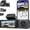 Matte Black, variant on AZDOME 3 Channel Dash Cam M550 Pro 4K+2.5K+1080P Resolution Dual STARVIS Sensors WiFi GPS IR Night Vision 1 Pack 3.19 in Screen