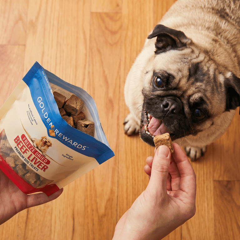 Golden Rewards Freeze Dried Beef Liver Dog Treats, 3 oz photo 2