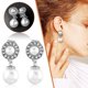 thumbnail image 1 of Xihbxyly Las mejores ofertas de hoy Pendientes de acetato acrílico y perlas de Bohemia, regalo de joyería para mujer, 1 of 2