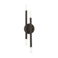 thumbnail image 4 of 46771-07 Livex Lighting Soho - 4 Light ADA Wall Sconce In Modern Style-17 Inches Tall and 5.13 Inches Wide-Bronze/Antique Brass Finish, 4 of 10