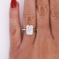 thumbnail image 2 of Igi Cert 3.8 Carat Lab Grown Diamond Basket Setting in 14kw Gold Engagement Ring, 2 of 9