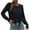 Black Coat, variant on jtjvou Women's Casual Crewneck Fringe Tassel Knitted Pullover Sweater Jumper Tops,Black,L