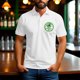 thumbnail image 4 of Blusa y camisa informal de manga corta con cuello vuelto y estampado de San Patricio para hombre., 4 of 6