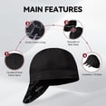 thumbnail image 3 of Gorro de soldadura ARCCAPTAIN reversible, 260 g, algodón ignífugo, negro, 3 of 8