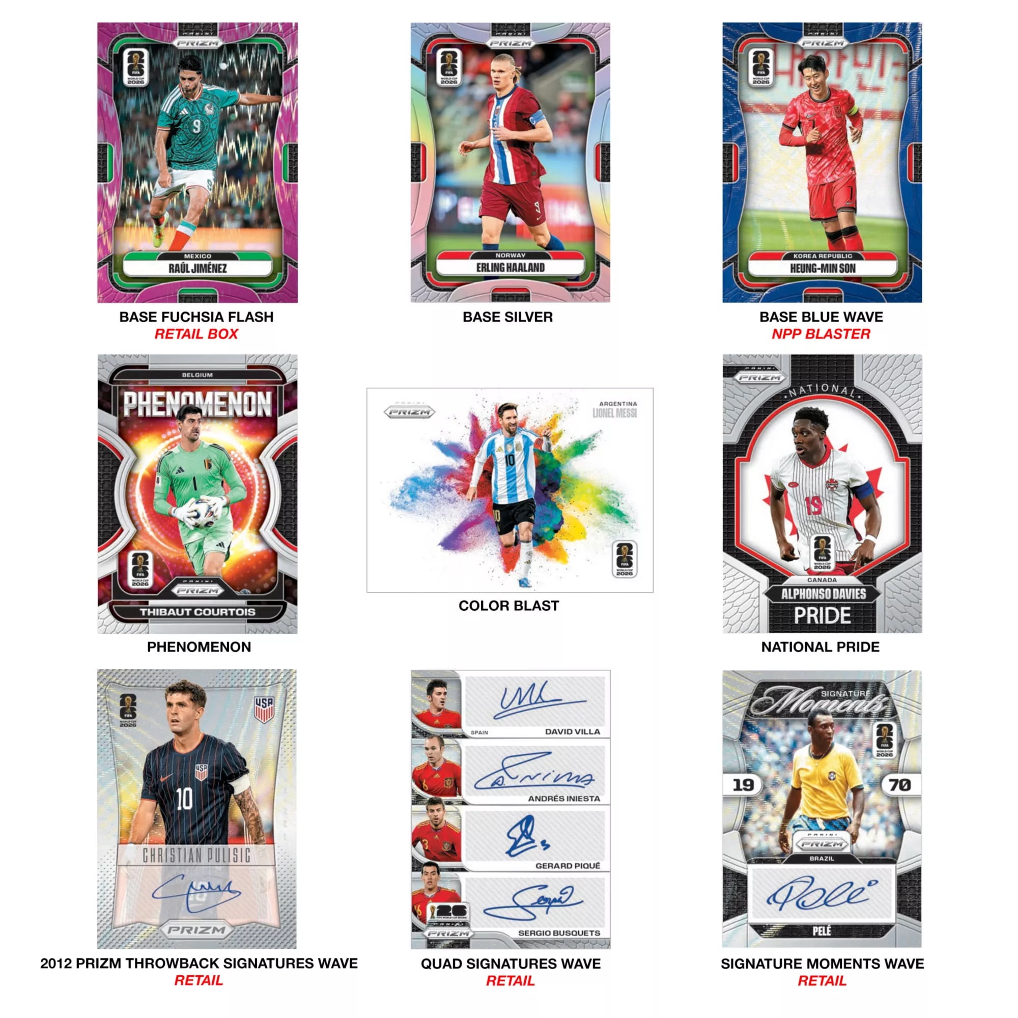 2026 Panini Prizm FIFA World Cup Soccer Blaster Box