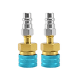 thumbnail image 1 of 2X R1234Yf A R134A Acoplador Rápido de Lado Bajo, R12 A R134A Conector de Adaptador de Manguera para Aire Acondicionado del Automóvil Carga de Ac, 1 of 5