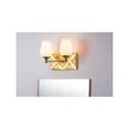 thumbnail image 4 of Lucas McKearn Epsilon 2-light Metal Bath Vanity Light in Aged Brass, 4 of 4