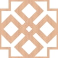 thumbnail image 4 of Ekena Millwork 23 3/8"W x 23 3/8"H x 1/4"T Large Blendon Decorative Fretwork Wood Wall Panels, Alder, 4 of 6