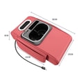 thumbnail image 3 of Multi-Functional Car Center Console Armrest Organizer, 5-in-1 Auto Armrest Cushion with Dual Storage Bags, Cup Holder, USB Charging, Ambient Light for Vehicle Interior Accessories, 3 of 8