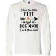thumbnail image 3 of Inktastic I Have 2 Titles Titi and Dog Mom I Rock Them Both Long Sleeve T-Shirt, 3 of 5