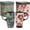 A&B, variant on Set of 2 Ceramic Coffee Mugs with Handle and Spill-Proof Lid for Latte, Tea, and Cocoa, 17 Oz, Microwave and Dishwasher Safe, Floral Design