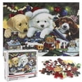 thumbnail image 5 of Puzzle HUOGUO Christmas Puppy 1000 piezas para adultos y niños, 5 of 5