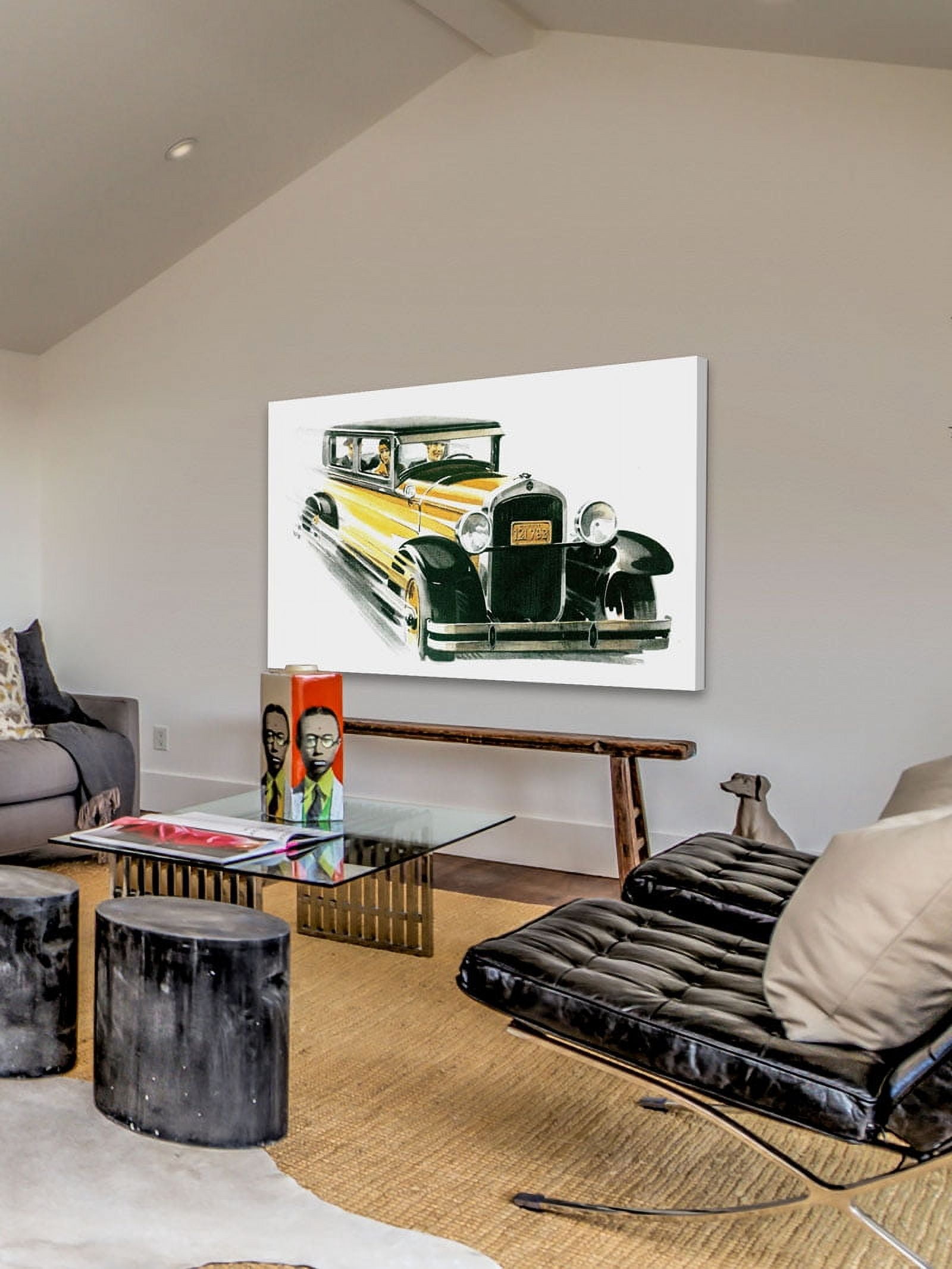 "Classic 121782" Painting Print on Canvas