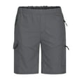 thumbnail image 3 of FAIWAD Short Cargo Classique pour Hommes Short de Randonnée Léger, Stretch, à Séchage Rapide et Respirant avec Poches, 3 of 5
