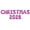 Pink, variant on Letter Balloons - CHRISTMAS 2028 16" Inch Alphabet Letters Foil Mylar Balloon Christmas Party Banner (White)