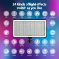 thumbnail image 3 of Luz de vídeo LED ENEGON RGB 2500-9000 K con batería de 4000 mAh, 3 of 7