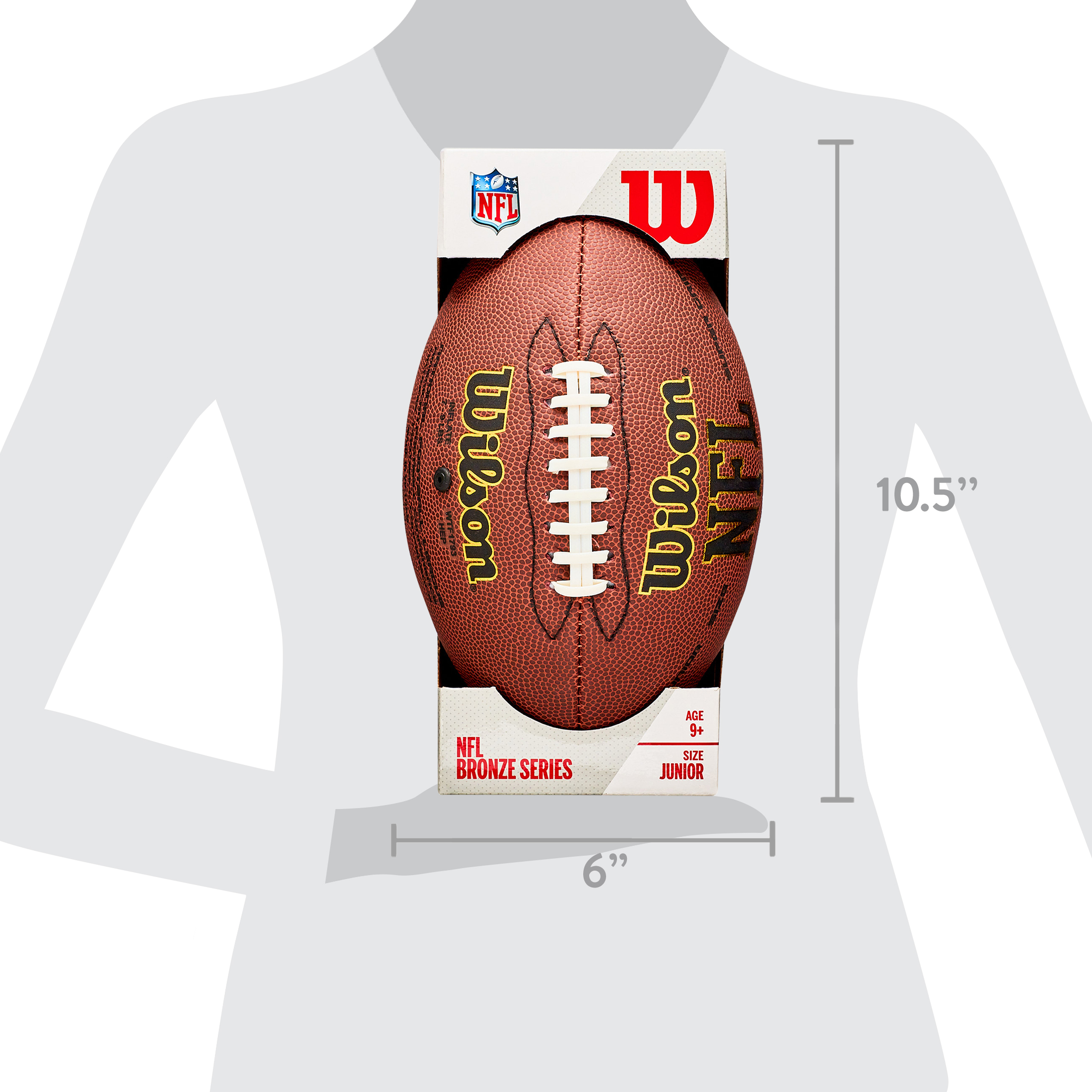 Wilson NFL Super Grip Football - Junior - image 6 of 6