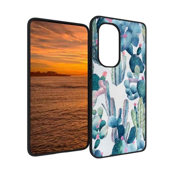 Cactus-137 Phone Case, Degined for Motorola Moto Edge 2022 Case Men Women, Flexible Silicone Shockproof Case for Motorola Moto Edge 2022