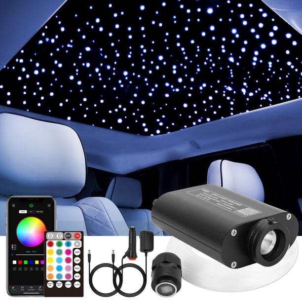 Kit de luces LED RGBW RGBW CHINLY para coche Starlight