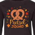 thumbnail image 4 of Inktastic Pretzel Squad Oktoberfest Design with Fall Leaves Long Sleeve Youth T-Shirt, 4 of 5