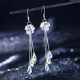 thumbnail image 3 of Pendientes Largos de Cristal XWSHYW Tendencia de Moda para Mujer, 3 of 6