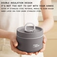 thumbnail image 6 of Clearance！Stainless Steel insulated Lunch Box,Round Thermos Hot Food Container,insulated Snack Containermini insulated Food Jar,Multi Function Food Container for Preserving Food, 6 of 6