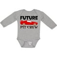 thumbnail image 3 of Inktastic Future Pit Crew Red Race Car Boys or Girls Long Sleeve Baby Bodysuit, 3 of 5
