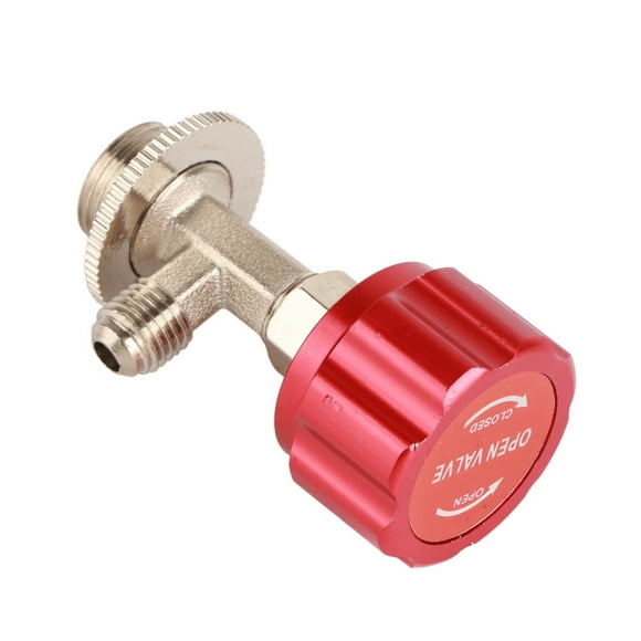 Aluminum Alloy Refrigerant Bottle Opener, , Wide Applications, Stainless Steel Copper Material, Refined Model, Meticulous Thread, For Most R134a Refrigerant Can